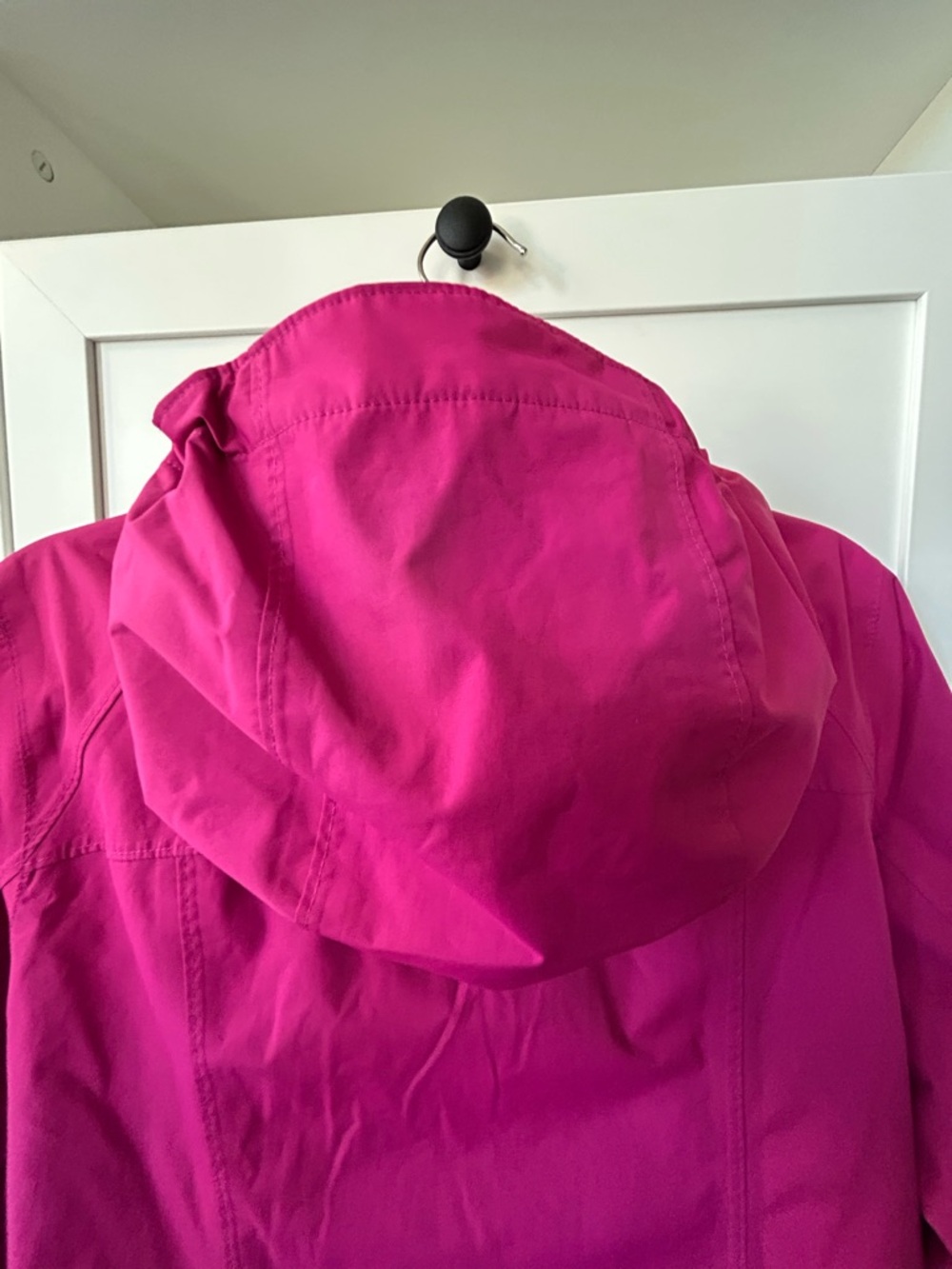 Lands' End Women's Hooded Jacket - Fuchsia - Picture 8 of 12